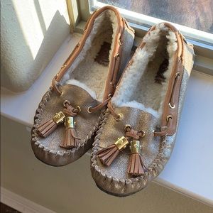 Tory Burch Dee Dee Suede Moccasins